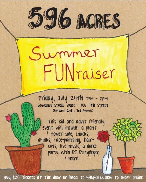flyer for Summer FUNraiser
